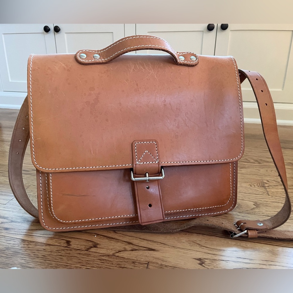 Original Ruitertassen Briefmaster leather satchel